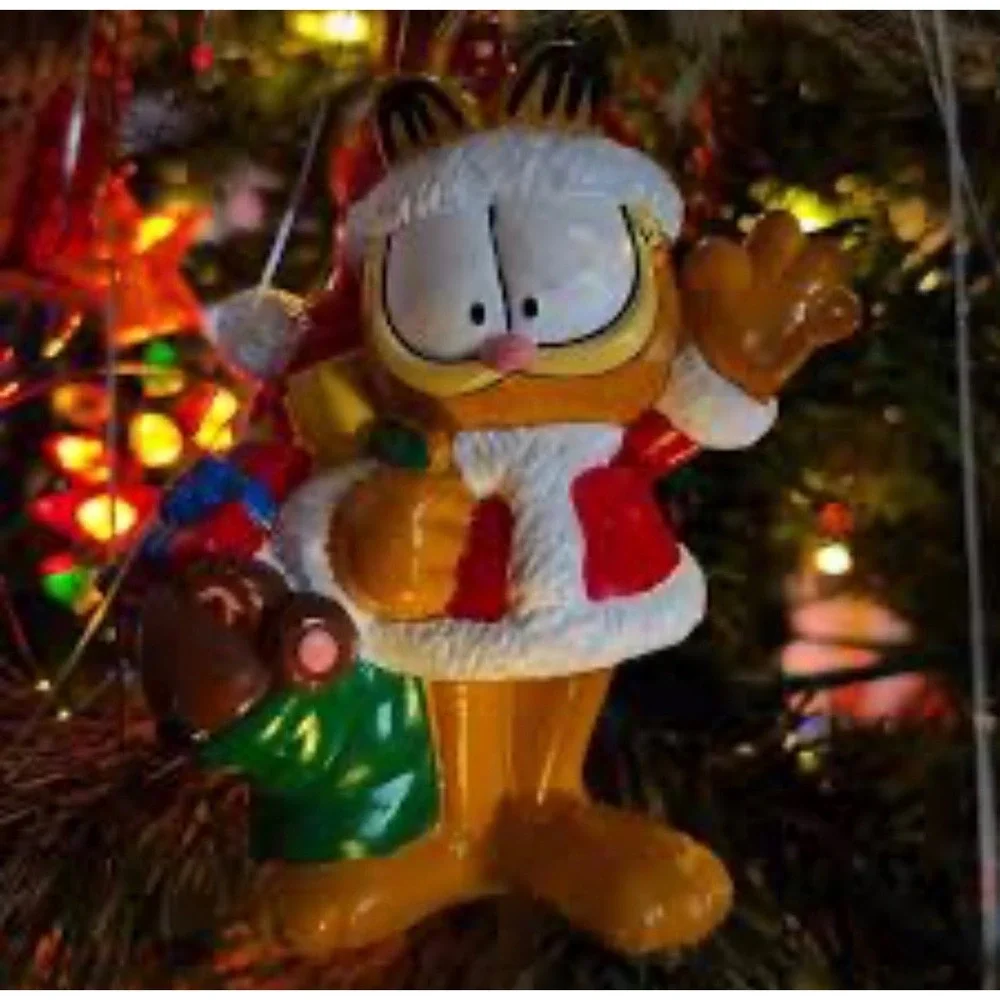 Vintage Kurt S Adler‎ Garfield Santa Christmas Ornament New in Package 991000L